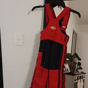 Kids' Obermeyer Alt 2 Ski Bib Overalls 4(Boy) Red